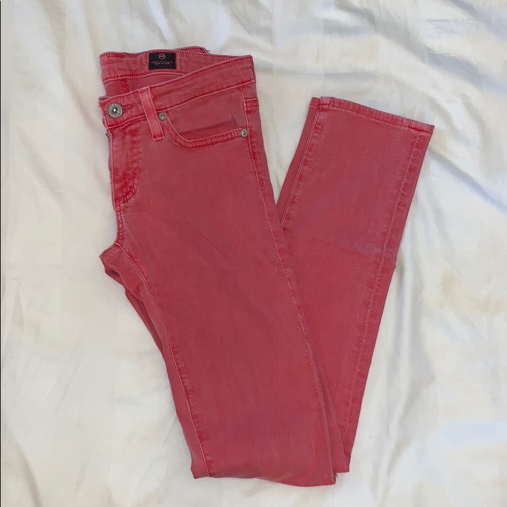AG Garment Dyed Skinny Jeans